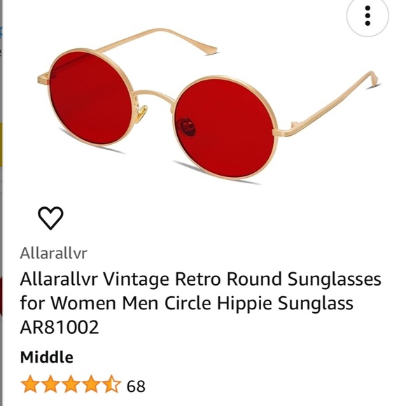 Vintage retro round sunglasses - Picture 1 of 1
